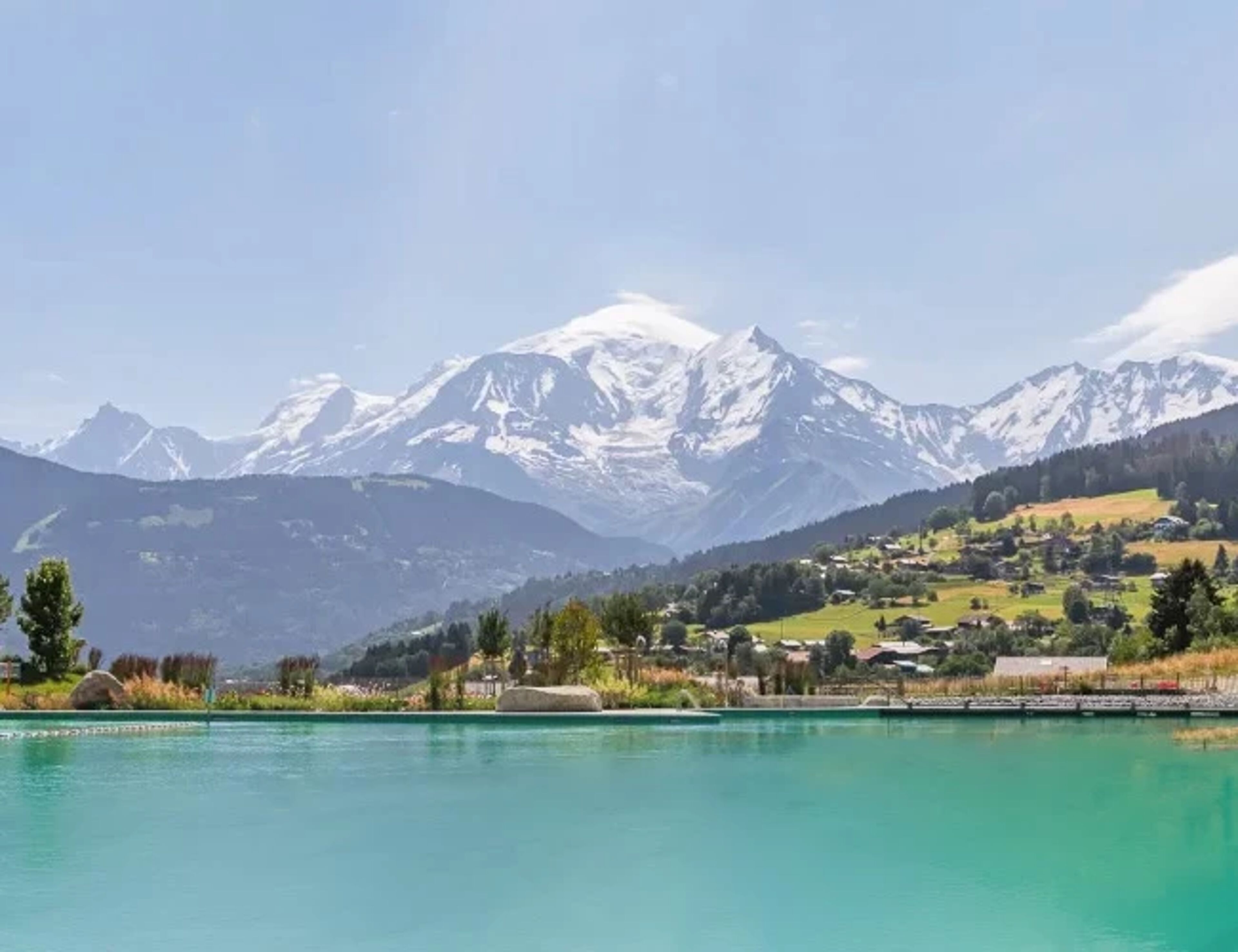 Combloux - vue sur le Mont Blanc