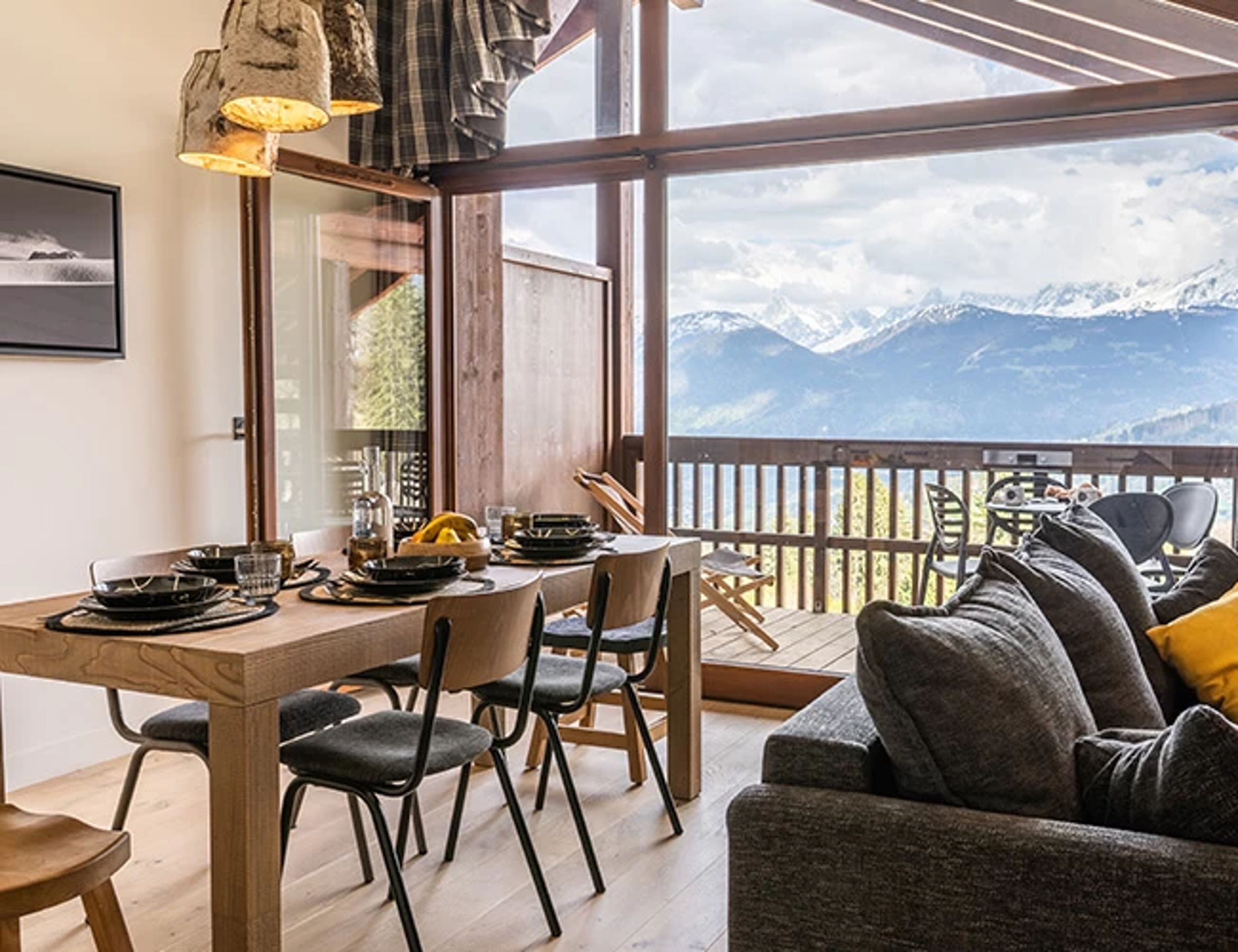combloux location vacances salon